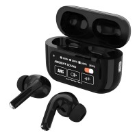 Бездротові Bluetooth навушники CH Pods A9 Pro Touch Screen ANC/ENC BT 5.4 Black
